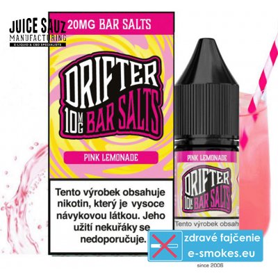 Juice Sauz Drifter Bar Salts Pink Lemonade 10 ml 20 mg