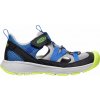 Detské sandále Keen, MOTOZOA SANDAL YOUTH sivá,čierna,modrá,reflexný neón, 32/33