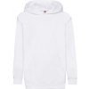 Fruit of the Loom Detská mikina s kapucňou 62-043-0 White 164