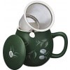 La Via Del Té Camilla Matt Forest Green šálka 350 ml