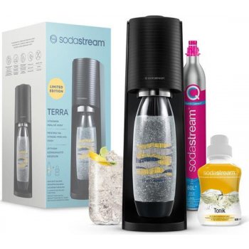 SodaStream TERRA Black Tonik Megapack