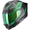 Helma SCORPION EXO-1500 CARBON AIR PLATTED černo/zelená - S - Novinky
