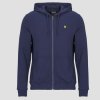Lyle & Scott Bundy ZIP Through Hoodie Námornícka modrá