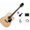 Cort AD880CE Premium SET Natural Satin Elektroakustická gitara Dreadnought
