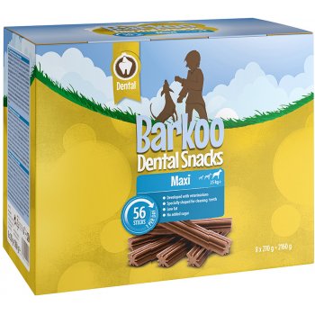 Barkoo Dental Snacks pre veľké plemená 56ks 2,16 kg