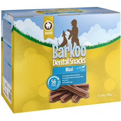 Barkoo Dental Snacks pre veľké plemená 56ks 2,16 kg