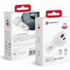 Nabíjačka do auta Forcell F-Energy Carbon Cc50-1A1C Car Charger Type C + USB A Pd Qc3.0 3A 38W White