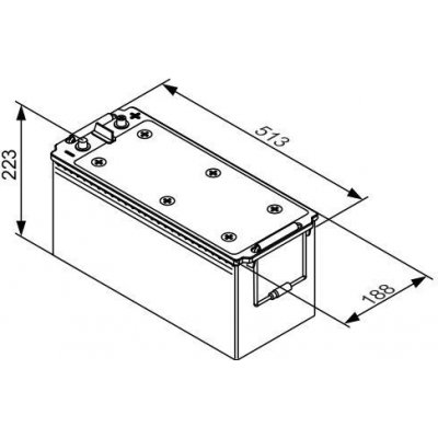 Bosch T3 12V 145Ah 1150A 0 092 T30 540
