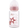 Baby Care sklenená antikoliková fľaša 120ml - Blush Pink