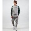 TUTA ITALIA UOMO 102 G/COLLO felpa CON BANDA súprava svetlá melanžová šedá-zelená 2XL