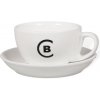 BUNA CAFÉ šálka s podšálkou, 190ml, biela