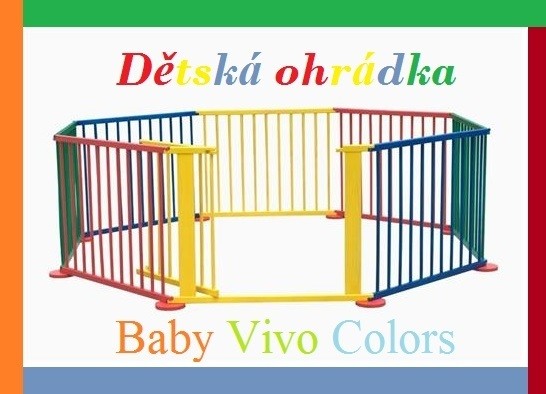 Detská drevená ohrádka Baby Vivo Colors od 91,51 € - Heureka.sk