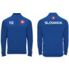 Superfutbal Športová mikina Slovakia, s potlačou čísla znaku a nápisu v cene Farba: kráľovsky modrá, Veľkosť: XXL