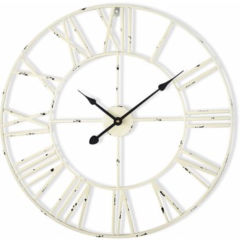 Casa Chic Queensway ANTIC-CLOCK-60-WHT