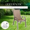 Springos GF0073 ZÁHRADNÁ STOLIČKA 73 X 55,5 X 93 CM (4 ks)