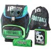 Školská taška Logic set 4v1 Neon Football - Futbal