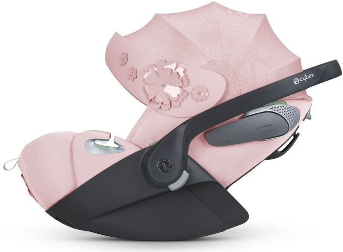 Cybex Cloud T i-Size Platinum 2024 Simply Flowers Pink