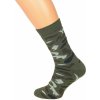 TifanTEX Ponožky Froté 0735E5 Camo ARMY 3 páry