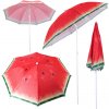 Záhradný plážový slnečník nastaviteľný naklápací 150 cm melón UV