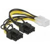 Delock PCI Express napájecí kabel 6 pin samice > 2 x 8 pin samec 15 cm