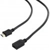Gembird kábel HDMI (M) na HDMI (F) High speed, s Ethernetom, predlžovací, 4.5 m, čierny CC-HDMI4X-15