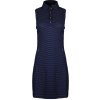 Kjus Women Bella Structure Dress S/36 Damske Atlanta Blue/White