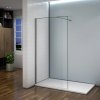 AICA Sprchový kút WALK IN CLEAR08CH140, sprchová zástena, veľkosť od 50-160cm, 8mm NANO sklo, vzpera 140cm, Výška 200cm