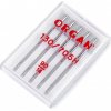Strojové ihly Universal 70,80,90,100 Organ - 1 krab. 3 (90/14) nikel