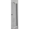 Ronal ANNEA ANT07000607, 70cm pevná Bočná stena do kombinácie, profil Čierny, sklo Číre ANT07000607