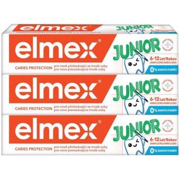 Elmex Junior zubní pasta 3 x 75 ml