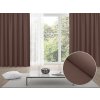 Biante Zatemňovací záves Blackout BKS-409 Čokoládovo hnědý - šírka 140 cm 140x250 cm