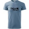 Harry - Espresso Patronum - Klasické pánske tričko vyššej gramáže - 3XL ( Denim )