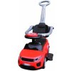 mamido Odrážadlo J4 červené s funkciou jazditka, hudobnými efektmi a klaksónom