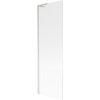 Mexen Next L, 1-krídlová vaňová zástena 60 x 150 cm, 6mm sklo s rebrovým vzorom, 6mm číre sklo, profil brúsená oceľ, 895-060-000-03-09-97