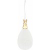 räder Závesná veľkonočná dekorácia Egg / mini Gold Rabbit