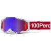 100% Armega zjazdové okuliare Corbin/Mirror Red/Blue Lens