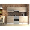 Kuchynská linka LUIZA III 240x180 - Sonoma