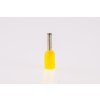 Tracon Žltá izolovaná lisovacia dutinka L=12,4mm 1x1mm E080