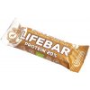 Organic Lifebar Bielkovinová tyčinka, príchuť lieskové orechy a vanilka, 47 g