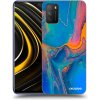 Picasee silikónový prehľadný obal pre Xiaomi Poco M3 - Rainbow