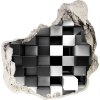 Samolepiaca diera múr 3D Abstrakcie kocky 75x75 cm