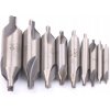 Sada vrtákov EDKAR-Import do kovu, valcové, 9 ks, 1-6 mm