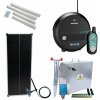 Premium sada solárného ohradníka - Kompletná bezpečnostná schránka + 7 J chytrý RF zdroj, 100 W panel