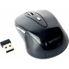 GEMBIRD myš MUSW-6B-01, černá, bezdrátová, USB nano receiver