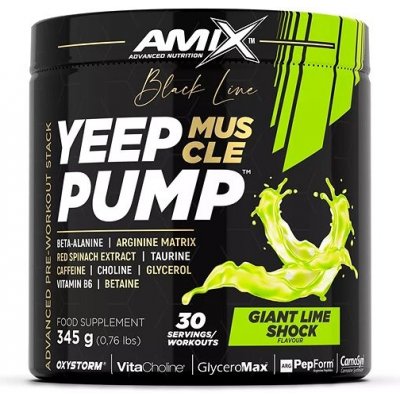 Amix Nutrition Black Line Yeep Pump 345 g, Giant Lime Shock