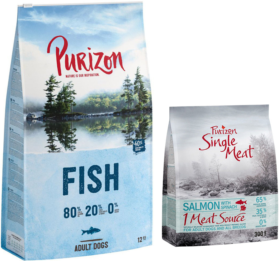 Purizon Adult ryby bez obilnín 12 kg