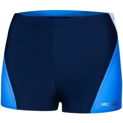 Aqua Speed plavecké šortky Alex Navy Blue/Blue/White Pattern 452