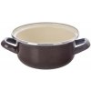 Orion Smaltovaný kastról s lemom Brown, 1 l, 1 l