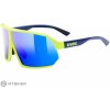 uvex Sportstyle 237 okuliare, yellow blue matt/mirror blue