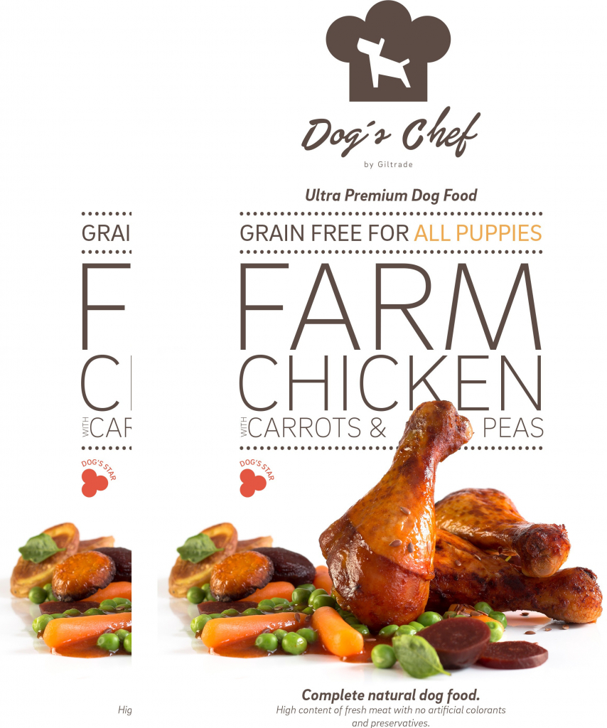 Dog\'s Chef Farm Chicken for All Puppies 2 x 15 kg